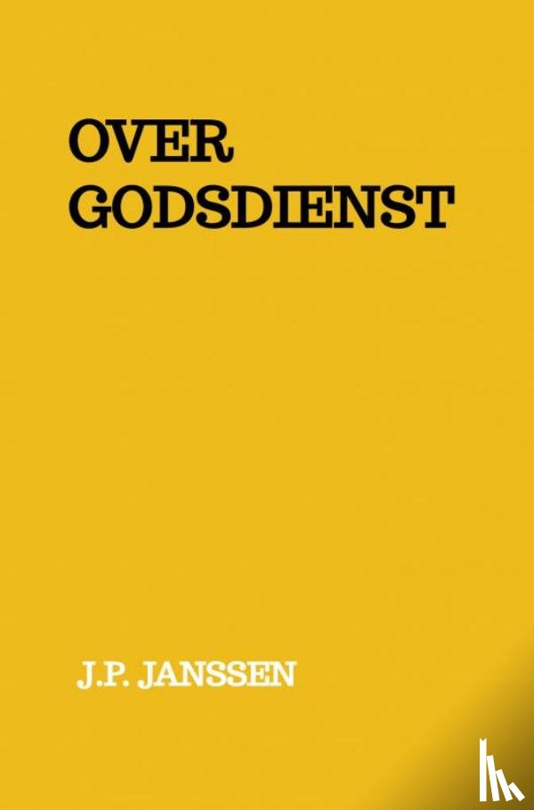 Janssen, J.P. - Over godsdienst