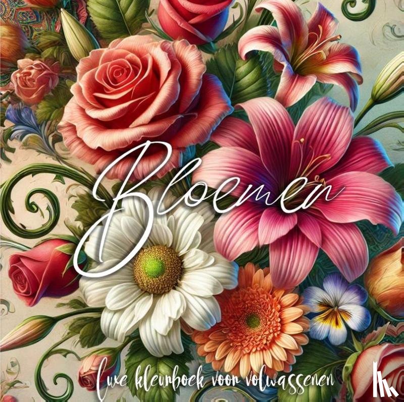 Kinderboek, Koekoek - Luxe Bloemen Kleurboek voor Volwassenen (Hardcover)
