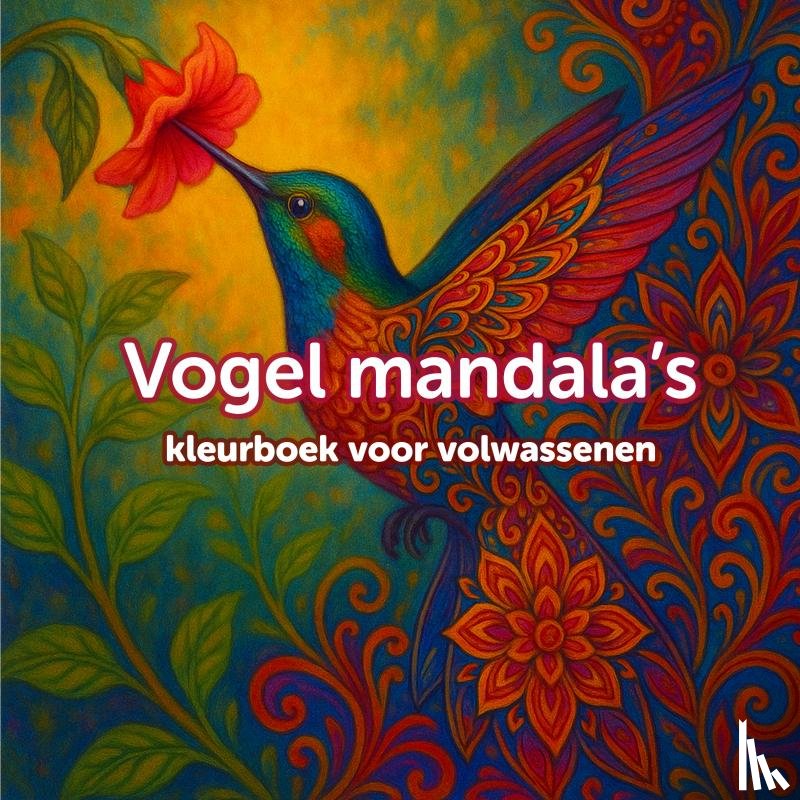 Kinderboek, Koekoek - Mandala vogel kleurboek voor volwassenen