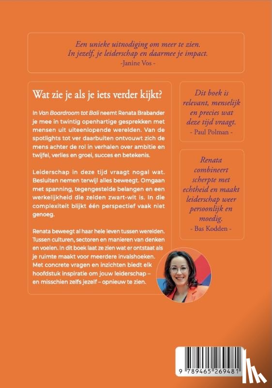 Brabander, Renata - Van Boardroom tot Bali