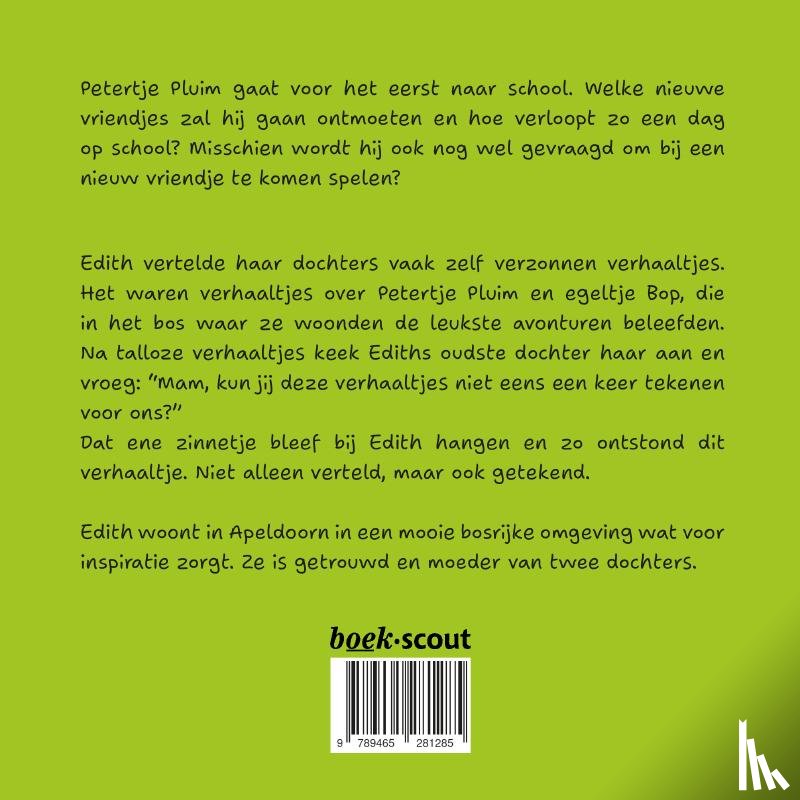 Broekhoven-de Jong, Edith - Petertje Pluim gaat naar school