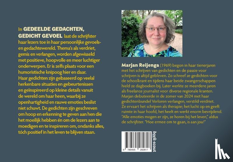 Reijenga, Marjan - Gedeelde gedachten, gedicht gevoel