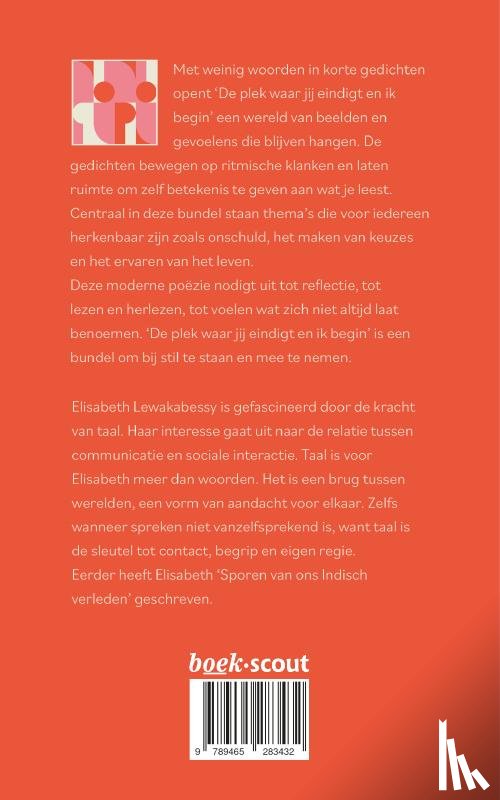 Lewakabessy, Elisabeth - De plek waar jij eindigt en ik begin