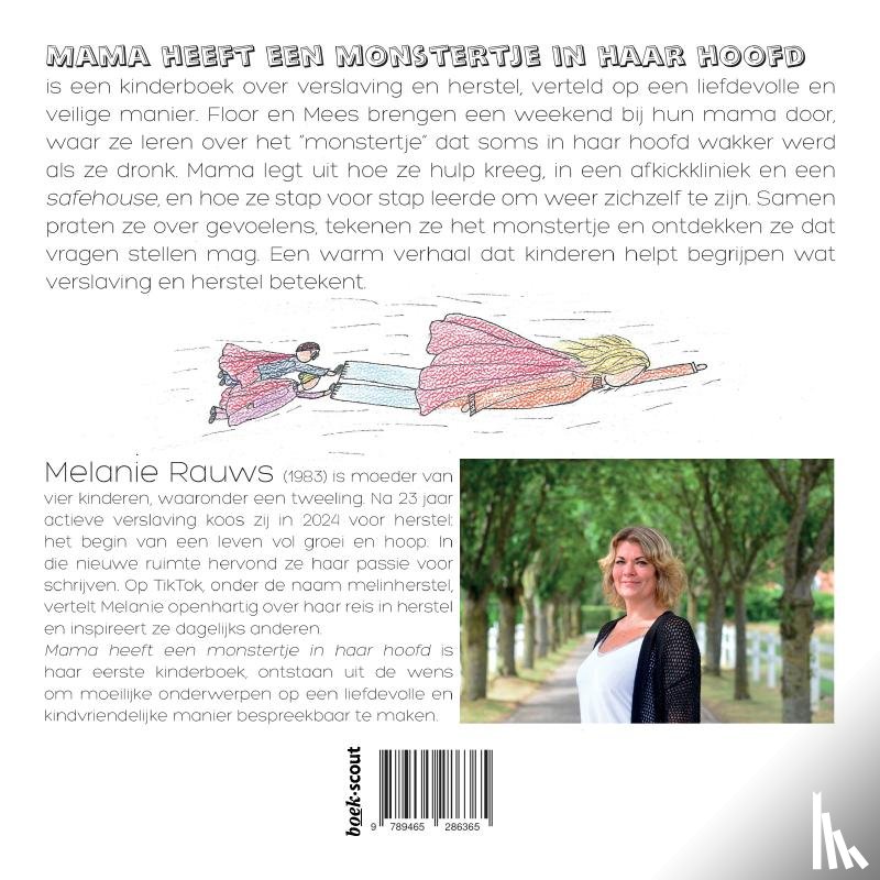 Rauws met illustraties van Carla Hakker, Melanie - Mama heeft een monstertje in haar hoofd