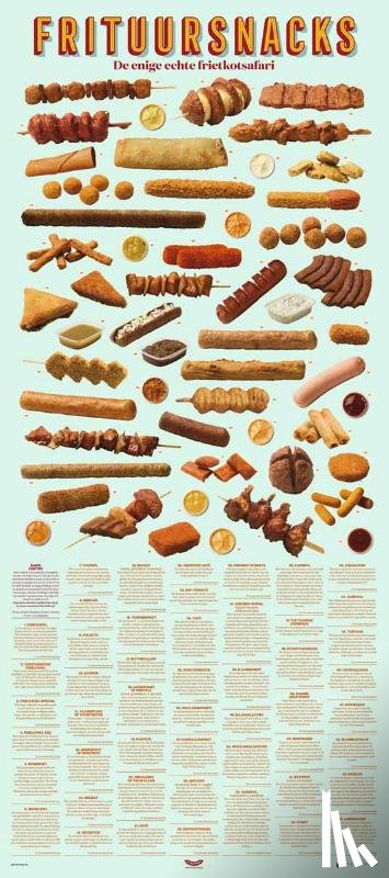 Coppens, Dieter, Suykens, Tom - Poster: Frituursnacks in het wild