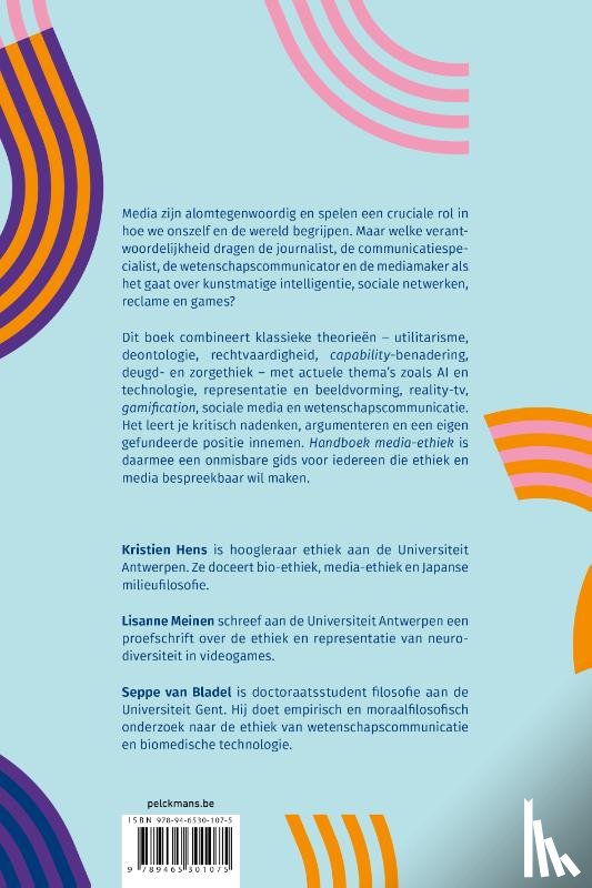 Hens, Kristien, Meinen, Lisanne, Bladel, Seppe van - Handboek media-ethiek