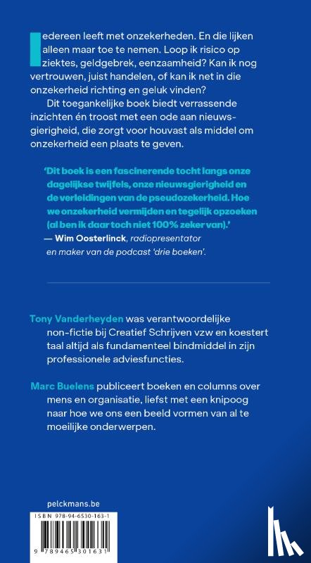 Buelens, Marc, Vanderheyden, Tony - Nooit meer zeker?