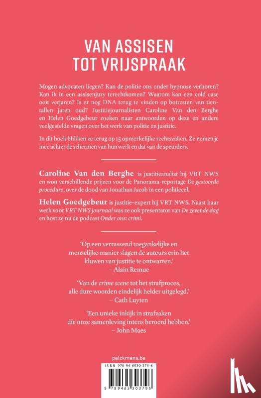 Van den Berghe, Caroline, Goedgebeur, Helen - Van assisen tot vrijspraak