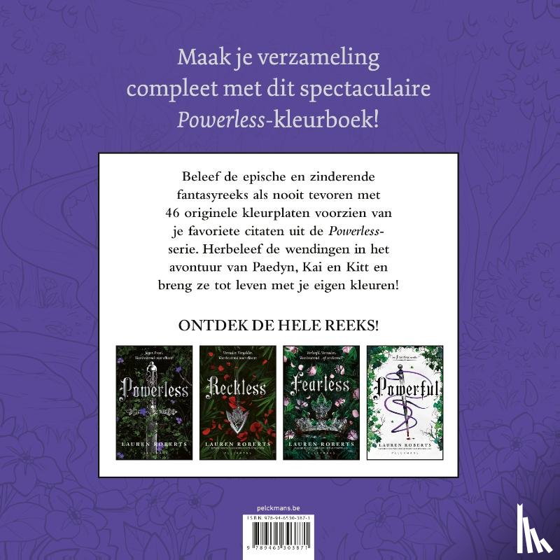 Roberts, Lauren - Het officiële Powerless-kleurboek