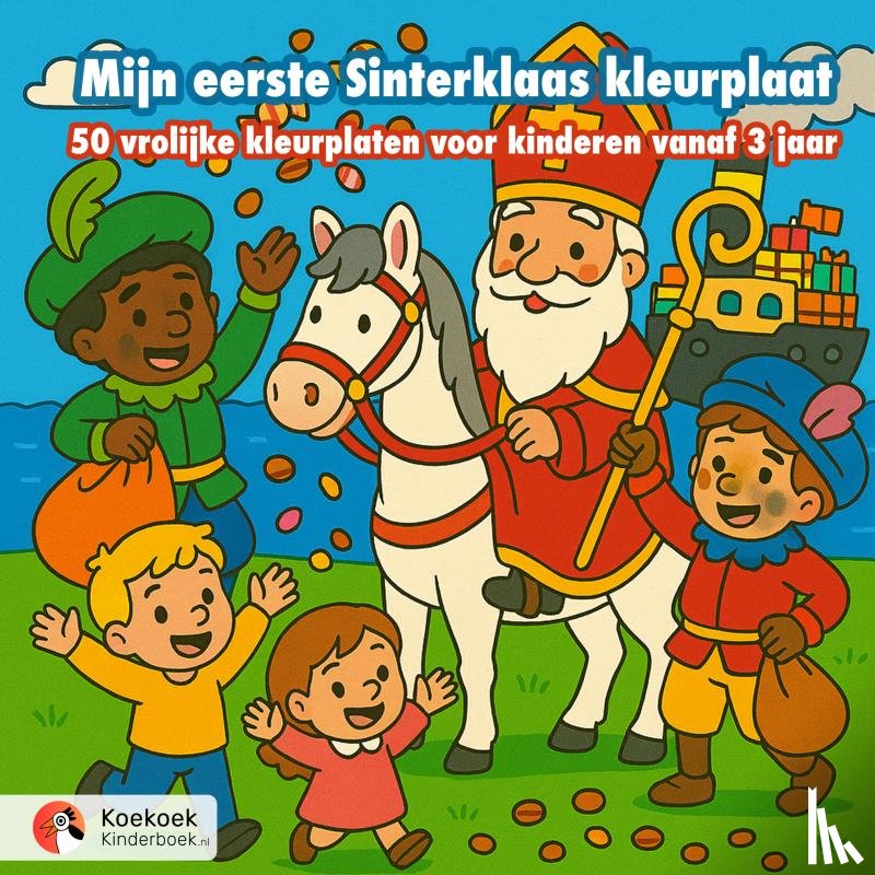 Kinderboek, Koekoek - Mijn eerste Sinterklaas kleurplaat