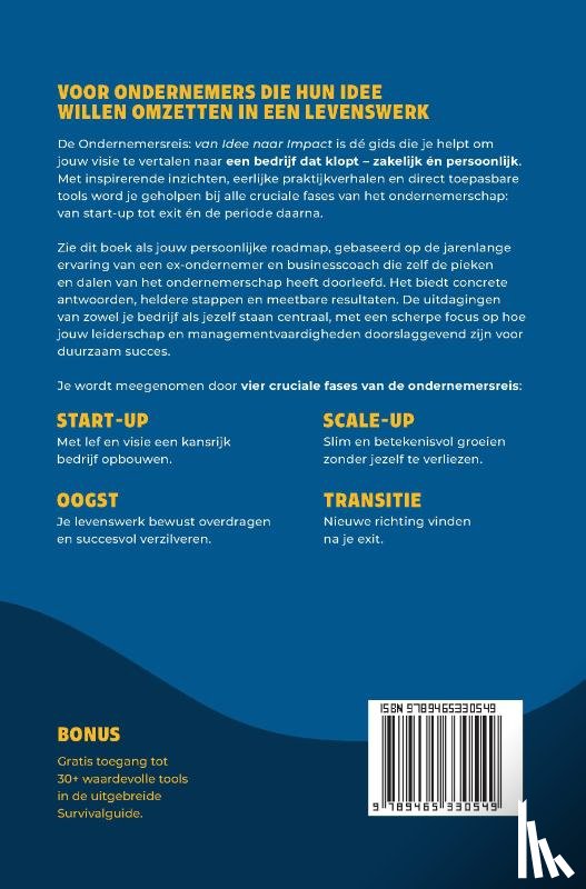 De Boer, Hendrik Jan - De Ondernemersreis