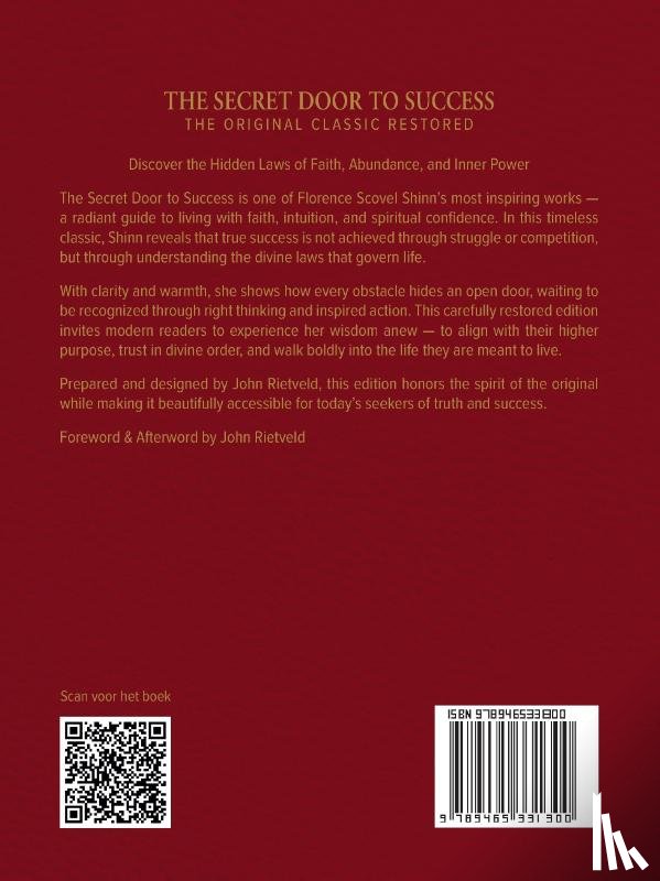 Scovel Shinn, Florence, Rietveld, John - The secret door to success