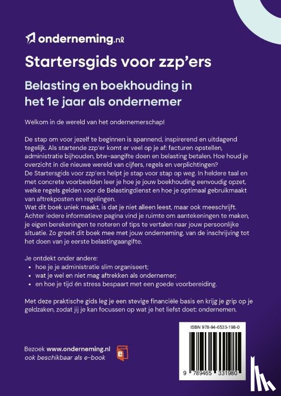 Ros, Milou, Baysoy, Gabriel - Startersgids voor zzp'ers