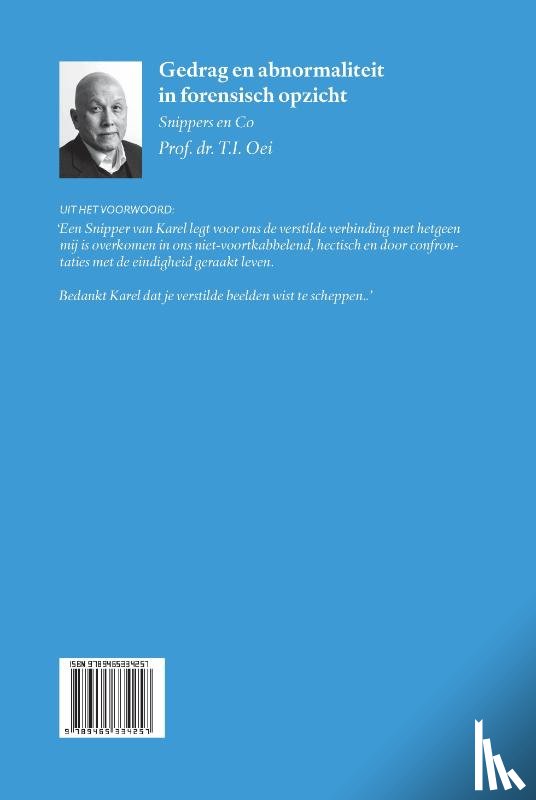 Oei, Prof. Dr. T.I. - Gedrag en abnormaliteit in forensisch opzicht