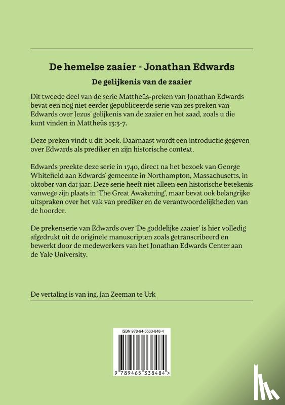 Edwards, Jonathan - De hemelse zaaier