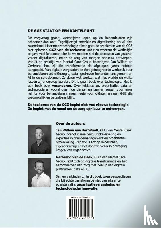 Windt, Jan Willem van der, Beek, Gerbrand van de - CTRL + ALT + GGZ