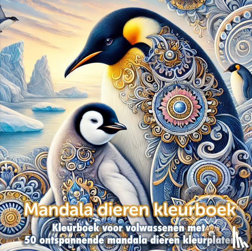 Kinderboek, Koekoek - Mandala dieren kleurboek (hardcover)