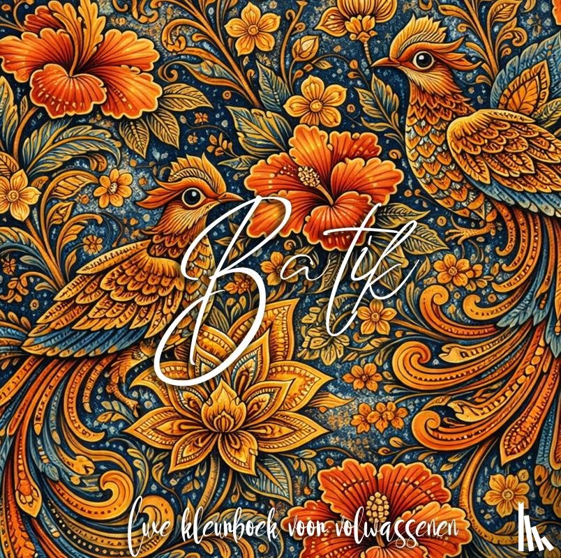 Kinderboek, Koekoek - Luxe batik kleurboek voor volwassenen (hardcover)
