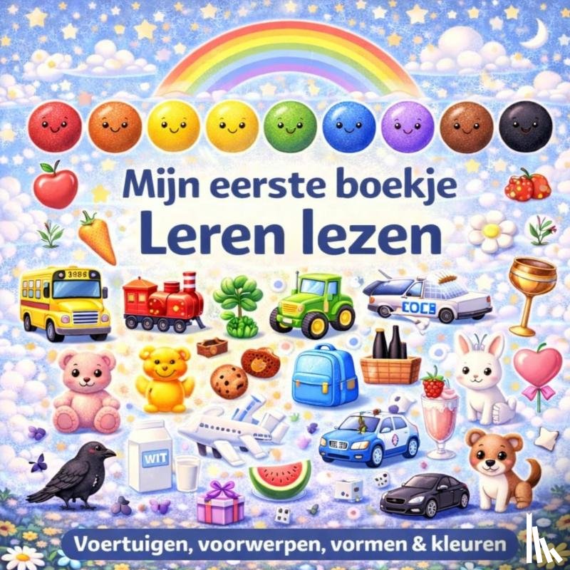 Mourits, H. - peuterboekje. leren lezen, voertuigen, voorwerpen, vormen & Kleuren.