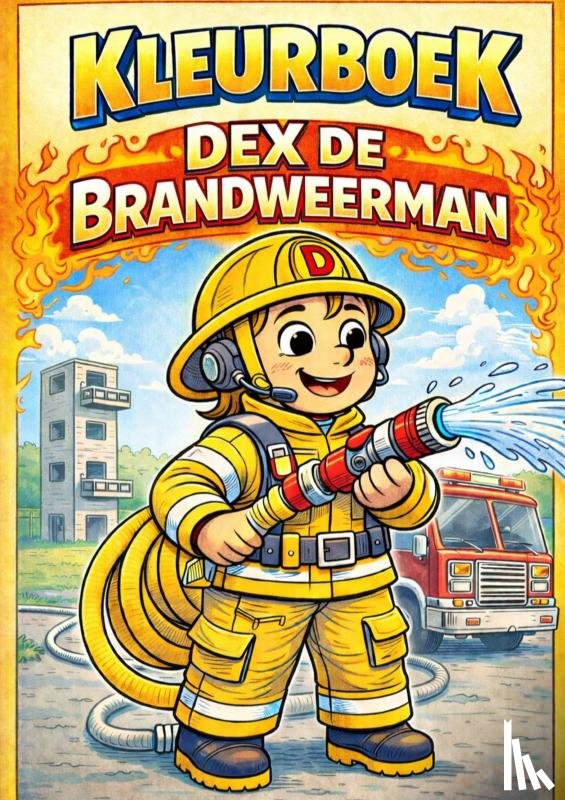 Mourits, H. - Kleurboek, Dex de brandweerman