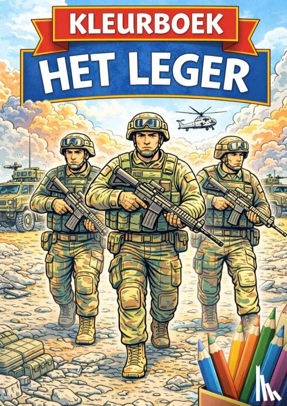 Mourits, H. - Kleurboek, Het leger
