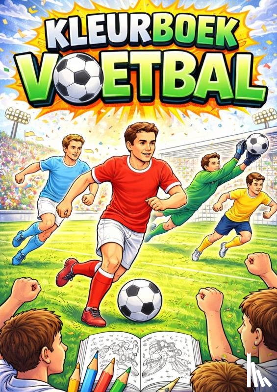 Mourits, H. - Kleurboek, voetbal