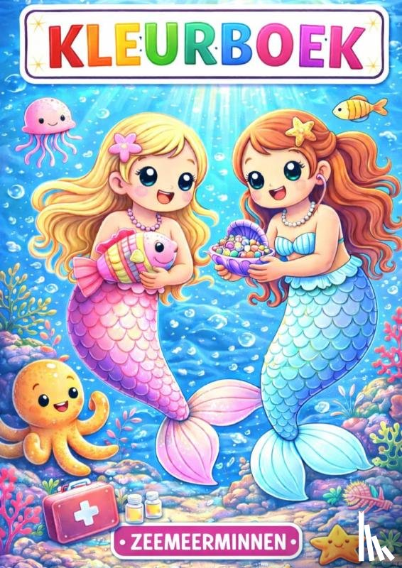 Mourits, H. - Kleurboek, zeemeerminnen