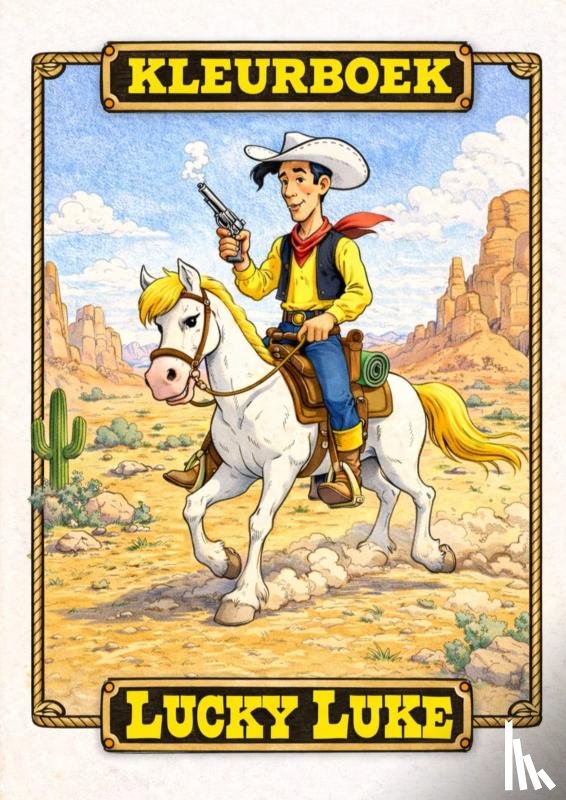 Mourits, H. - Kleurboek, Lucky luke