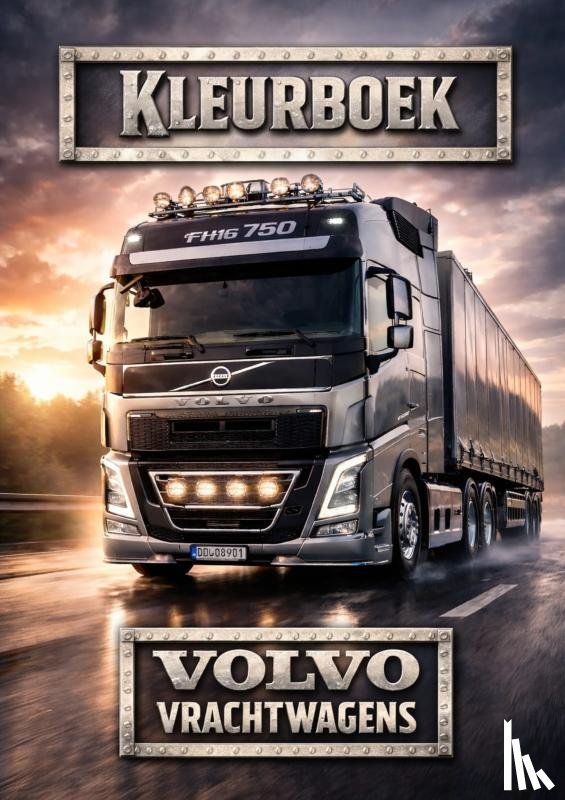 Mourits, H. - Kleurboek, Volvo vrachtwagens.