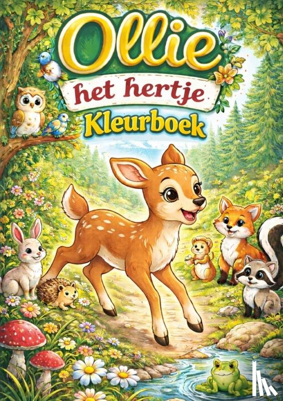 Mourits, H. - Kleurboek, Ollie het hertje