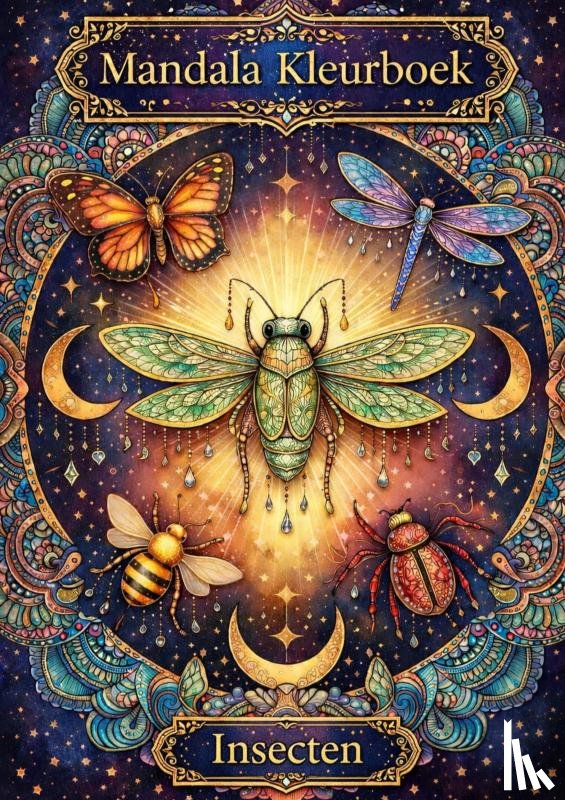 Mourits, H. - Mandala kleurboek, Insecten.