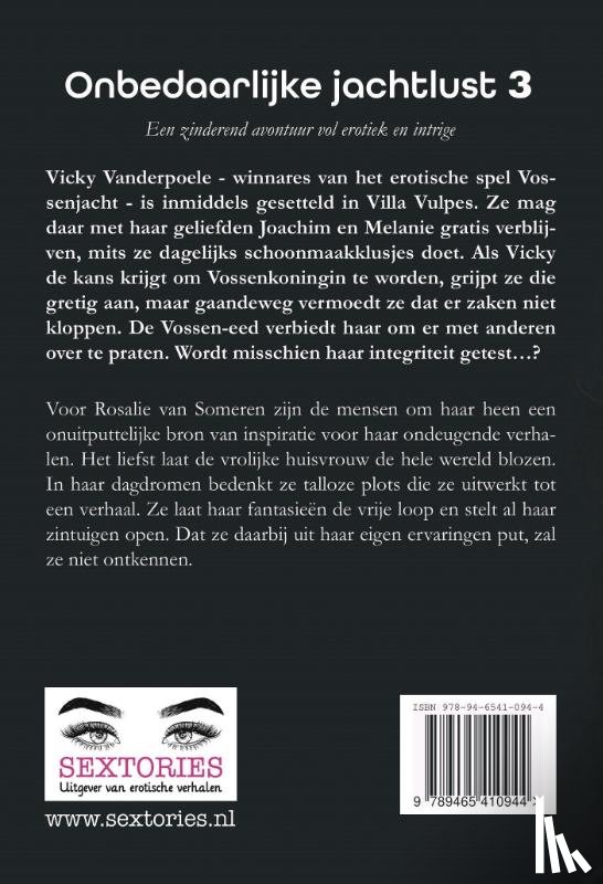 Someren, Rosalie van - Onbedaarlijke jachtlust -3