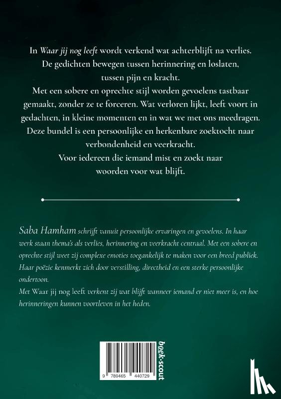 Hamham, Saba - Waar jij nog leeft