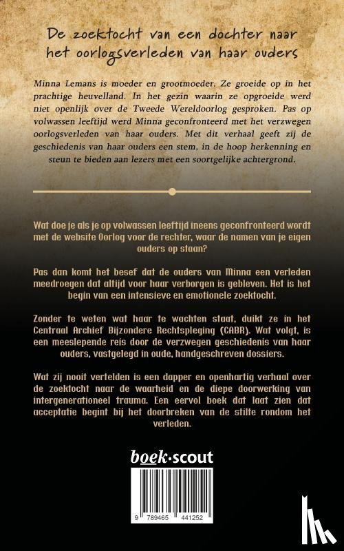 Lemans, Minna - Wat zij nooit vertelden
