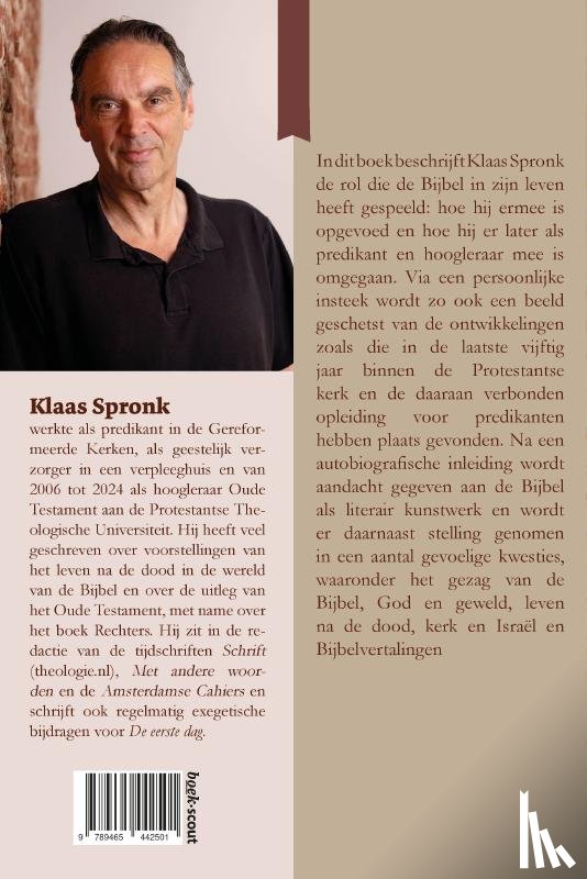 Spronk, Klaas - (Mijn) leven met de Bijbel