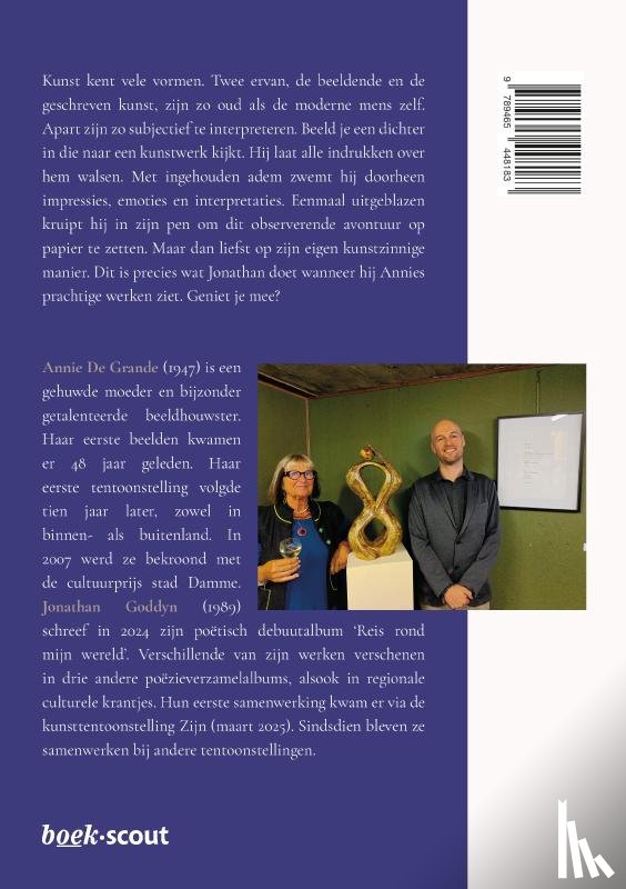 van Jonathan Goddyn Beelden van Annie De Grande, poëzie - Vorm krijgt stem