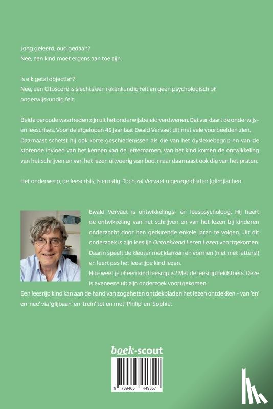medewerking van Philip Bakker Ewald Vervaet, met - De leescrisis