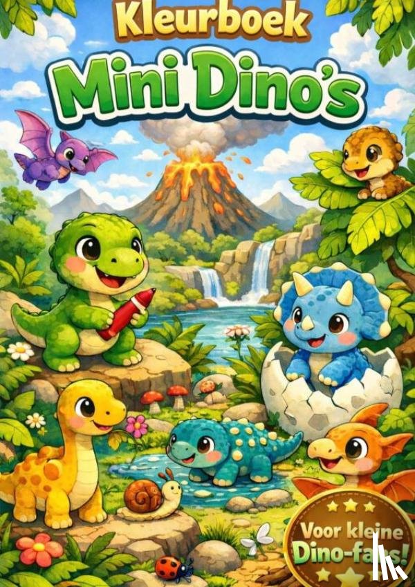 Mourits, H. - Kleurboek, Mini dinos