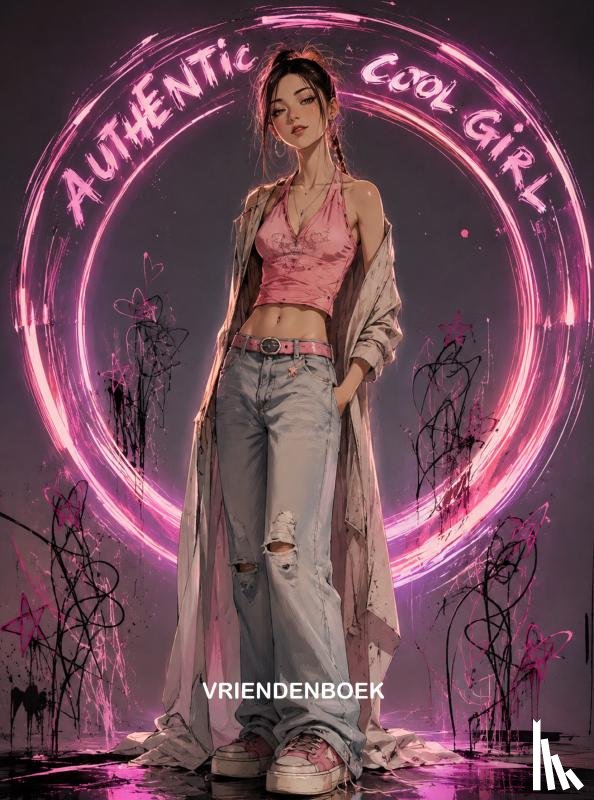 van der Vlugt, F. - Authentic cool girl - VRIENDENBOEK (Nederlands)