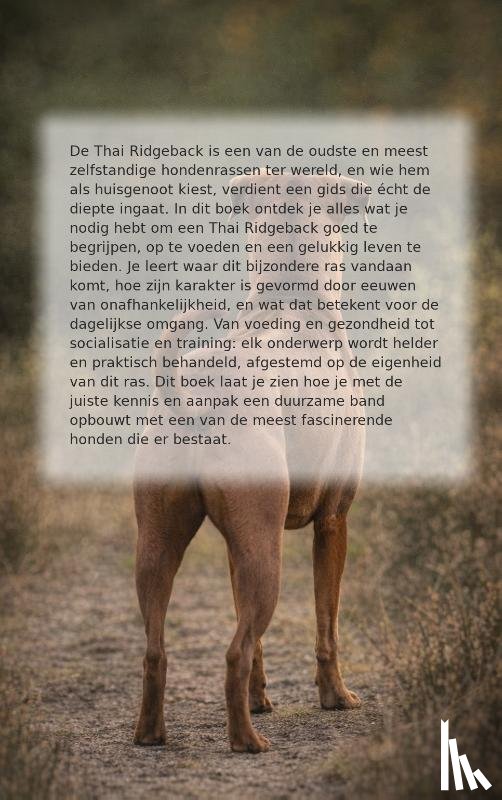  - Alles over de Thai Ridgeback