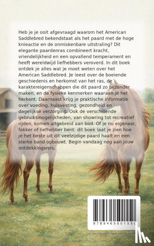 B.V., Andries - Alles over het American Saddlebred