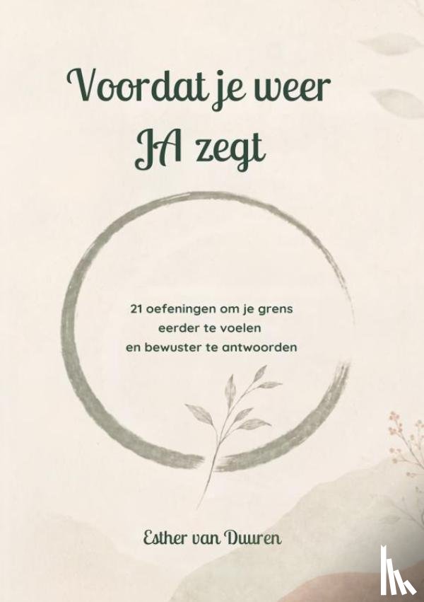 Van Duuren, Esther - Voordat je weer ja zegt