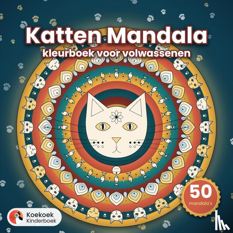 Kinderboek, Koekoek - Katten mandala kleurboek