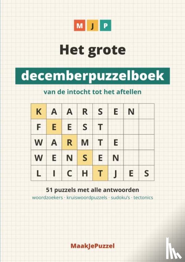 Puzzel, Maakje - Het grote decemberpuzzelboek