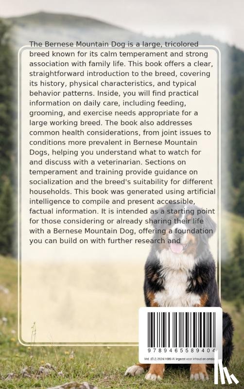  - All About the Bernese Mountain Dog