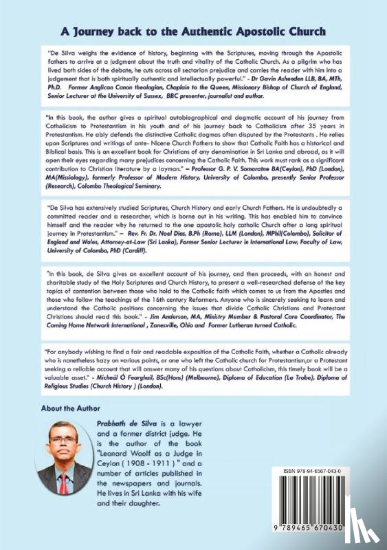 De Silva, Prabhath - A Journey back to the Authentic Apostolic Church