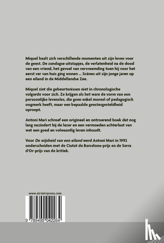 Marí, Antoni - De wijsheid van een eiland