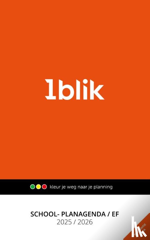 Arends-Hardlooper, Bernadeth - 1blik School- Planagenda 2025-2026 (weekeditie zondag t/m zaterdag)