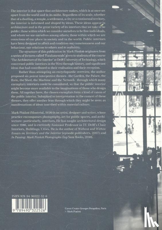 Pimlott, Mark - The public interior as idea and project