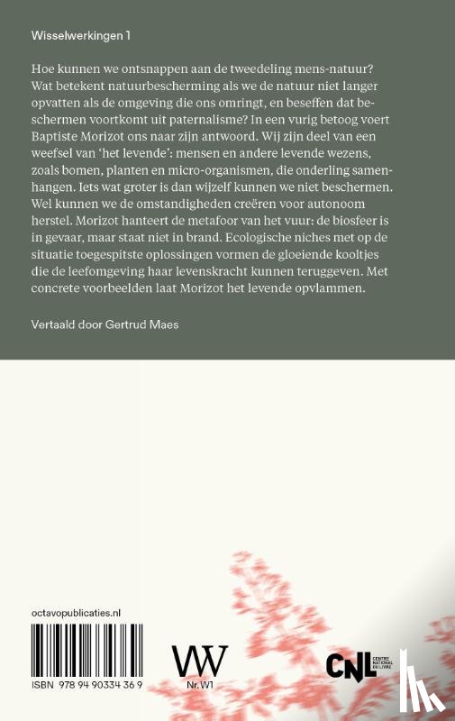 Morizot, Baptiste - Het levende laten opvlammen